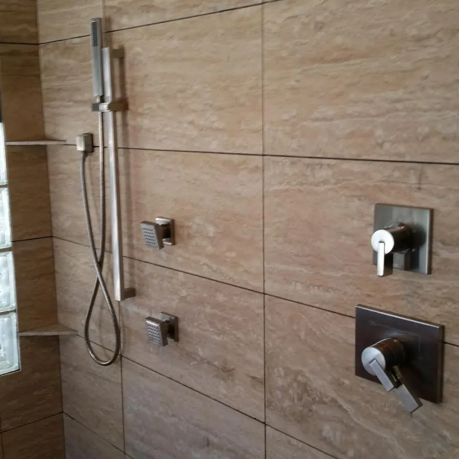 Shower fixture installation for Water Heater Replacement in Wellington